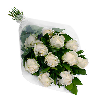 картинка 11 белых роз от магазина Цветов
